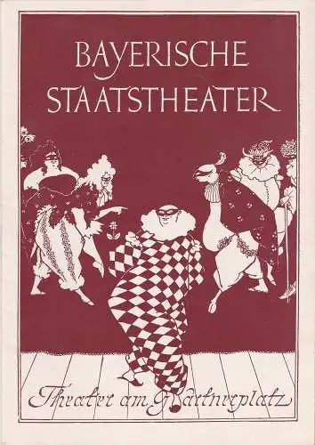 Bayerische Staatstheater, Theater am Gärtnerplatz, Rudolf Hartmann, Walter Boß, Horst Gießner ( Szenenfotos ): Programmheft RÜCKBLICK UND VORSCHAU Theater am Gärtnerplatz 1952 / 1953. 