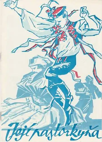 Opera Divadla Zdenka Nejedleho v Usti nad Labem: Programmheft Leos Janacek: JENUFA Usti nad Labem 1958. 