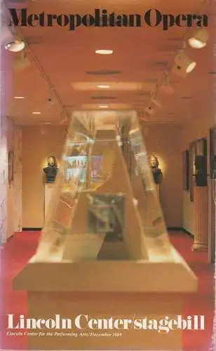 Metropolitan Opera: Programmheft Richard Wagner DER FLIEGENDE HOLLÄNDER Metropolitan Opera 1989. 