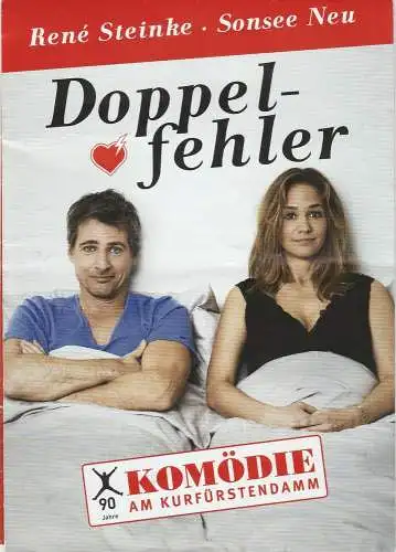 Komödie am Kurfürstendamm: Programmheft Barry Creyton DOPPELFEHLER Komödie am Kurfürstendamm 2014. 