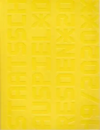 Staatsschauspiel Dresden, Joachim Klement, Fabian Glass +minus2 ( Grafik ), Sebastian Hoppe ( Fotografie ): Programmheft STAATSSCHAUSPIEL DRESDEN 2019 / 2020 Spielzeitheft. 