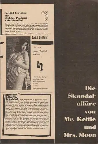 Städtische Theater Karl-Marx-Stadt, Hans Dieter Mäde, Hanns Jochen Genzel, Manfred König, Sieglinde Weickert-Friedrich: Programmheft J. B. Priestley DIE SKANDALAFFÄRE VON MR. KETTLE UND MRS. MOON Premiere 31. Dezember 1964 Spielzeit 1964 / 65. 