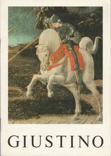 Komische Oper, Hans-Joachim Genzel, Dietrich Kaufmann: Programmheft Georg Friedrich Händel GIUSTINO Komische Oper 1989. 