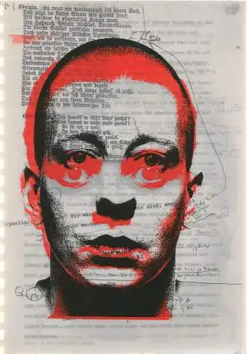 Michael Geyersbach ( Grafik ), Thomas Potzger ( Textauswahl ), Deutsches Nationaltheater Weimar: Michael Geyersbach, Thomas Potzger DAS ELFENBÜCHLEIN Haußmann-Inszenierung 1992. 