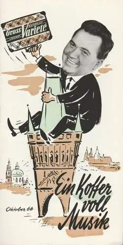 VEB Konzert- und Gastspieldirektion Karl-Marx-Stadt, Walter Gehre, Jiri Popper: Ein Koffer voll Musik Okt. 1966 Lindenhof Zwickau / Kulturpalast Karl-Marx-Stadt. 