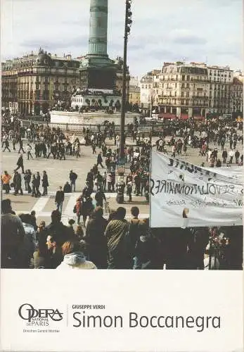 Opera National de Paris, Gerard Mortier, Patrick Scemama: Programmheft Giuseppe Verdi SIMON BOCCANEGRA Opera National de Paris 2006. 