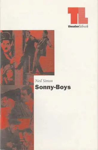 Theater Lübeck, Dietrich von Oertzen, Andreas Strähnz: Programmheft Neil Simon SONNY-BOYS Theater Lübeck 1996. 