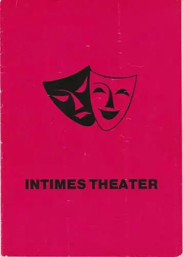 Intimes Theater im Kuenstlerhaus München, C. A. Müller: Programmheft Jane Arden DIE PARTY Lore Bronner-Bühne München. 