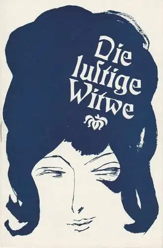 Metropol-Theater Hans Pitra, Rainer Northmann, Thomas Schleusing, Gruppe 4: Programmheft Franz Lehar DIE LUSTIGE WITWE Metropol-Theater 1963. 