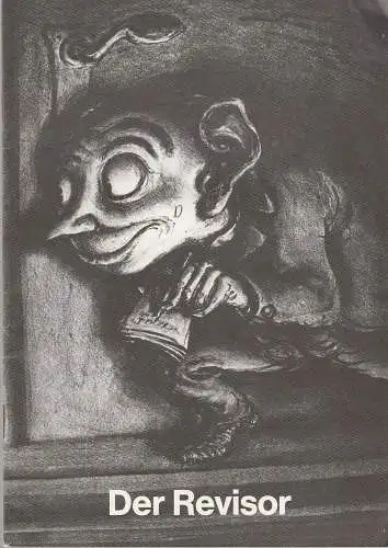 Oldenburgisches Staatstheater, Harry Niemann, Jürgen Trispel-Waller: Programmheft DER REVISOR Nicolaj Gogol Oldenburgisches Staatstheater 1980. 