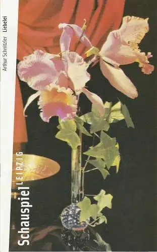 Schauspiel Leipzig, Wolfgang Engel, Michael Raab: Programmheft Arthur Schnitzler LIEBELEI Schauspiel Leipzig 2003. 