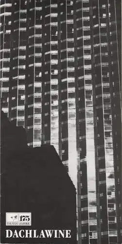 Brandenburger Theater, Ekkehard Prophet, Hans-Dieter Rössler: Programmheft Neil Simon DACHLAWINE Brandenburger Theater 1993. 