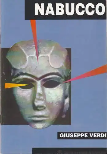 Theater Stralsund, Beatrice Ziemann, Jana Albrecht: Programmheft Guiseppe Verdi NABUCCO Theater Stralsund 1994. 