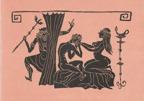 Leipziger Theater, Karl Kayser, Christoph Hamm, Manfred Haacke, Volker Wendt: Programmheft Peter Hacks DIE SCHÖNE HELENA Leipziger Theater 1976. 