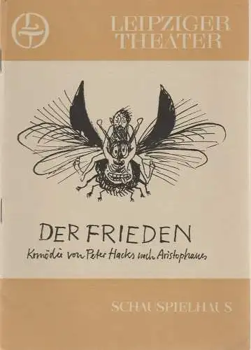 Leipziger Theater, Karl Kayser, Hans Michael Richter, Corfried Baasch, Detlev Bartsch: Programmheft Peter Hacks ARMER RITTER Premiere 13. September 1980 Spielzeit 1980 / 81 Heft 4. 