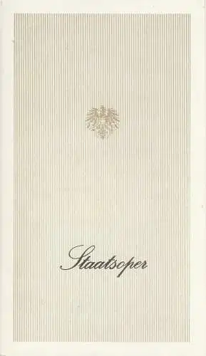 Österreichischer Bundestheaterverband, Staatsoper Wien, Lothar Knessl: Programmheft Gaetano Donizetti LUCIA DI LAMMERMOOR Premiere 23. März 1978 Spielzeit 1977 / 78. 