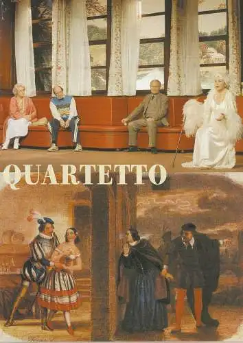 EURO-STUDIO, Konzertdirektion Landgraf, Birgit Landgraf, Michael Schmid, Joachim Hiltmann ( Szenenfotos ): Programmheft QUARTETTO Komödie von Ronald Harwood Konzertdirektion Landgraf 2003. 