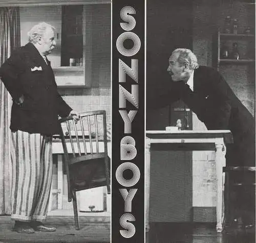 Konzertdirektion Landgraf, Birgit Landgraf: Programmheft Neil Simon SONNYBOYS Spielzeit 1977 78 3-fach signiert Martin Held. 