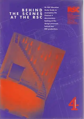 RSC Royal Shakespeare Company, Maria Evans, RSC Education: BEHIND THE SCENES AT THE RSC 4 Learning. 