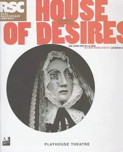 RSC Royal Shakespeare Company, Emma Smith, Helen Robson, Clare Booth: Programmheft de la Cruz HOUSE OF DESIRES RSC Royal Shakespeare Company 2004. 