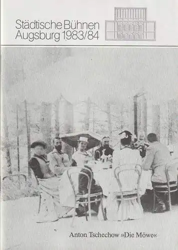 Städtische Bühnen Augsburg, Helge Thoma, Helmar von Hanstein: Programmheft Anton Tschechow DIE MÖWE Bühnen Augsburg 1984. 