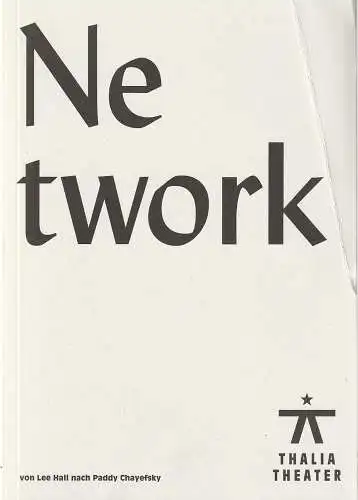 Thalia Theater Hamburg, Joachim Lux, Christina Bellingen, Armin Smailovic ( Probenfotos ): Programmheft Lee Hall NETWORK Thalia Theater Hamburg 2020. 