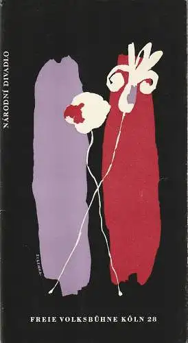 Freie Volksbühne Köln e. V. Andreas Becker: FREIE VOLKSBÜHNE KÖLN NR. 28 Narodni Divadlo 1967. 