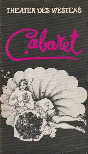 Theater des Westens, Karl Vibach: Programmheft Kander / Ebb CABARET Theater des Westens 1979. 