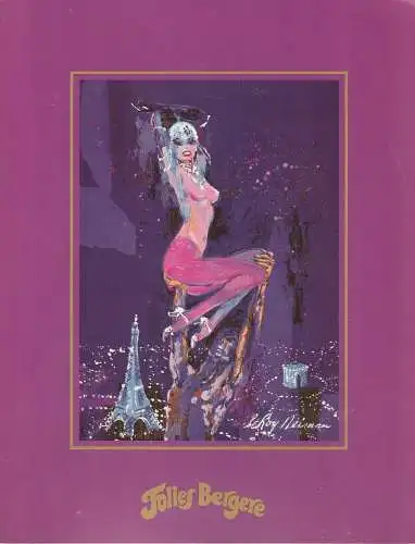Tropicana, Larry Lee: Programmheft LES FOLIES BERGERE - World Champion Grand Prix MAGICIAN LANCE BURTON. 