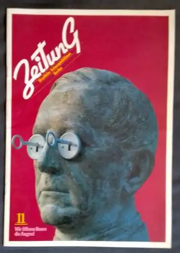 Staatliche Schauspielbühnen Berlins, Boy Gobert, Eberhard Witt, Klaus Engeroff, u.a: ZEITUNG Nr. 11 Wir öffnen die Augen Staatliche Schauspielbühnen Berlins 1982. 