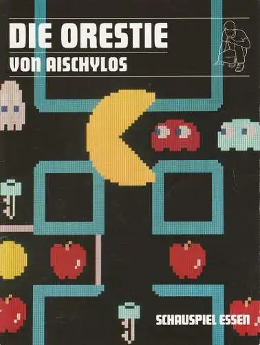 Theater und Philharmonie Essen, Schauspiel Essen, Berger Bergmann, Anselm Weber, Thomas Laue, Julia Figdor, Sarah Reimann, Carola Hölting ( Probenfotos ): Programmheft Aischylos DIE ORESTIE Grillo Theater 2008. 
