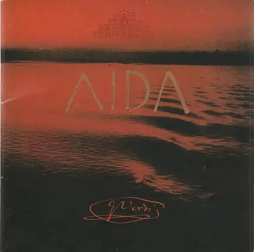 Sächsische Staatsoper Dresden, Semperoper, Gerd Uecker, Jens Neundorf, Ekkehard Walter: Programmheft Giuseppe Verdi AIDA Semperoper Spielzeit 2003 / 2004. 