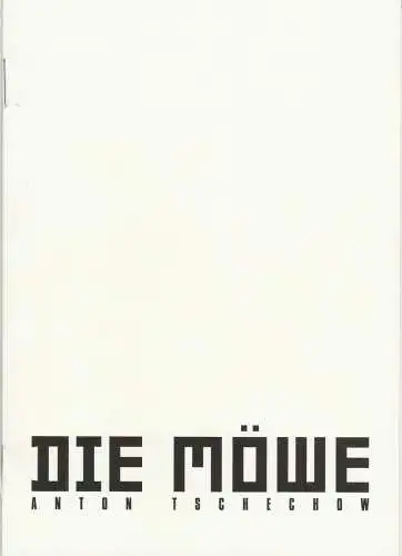 Volksbühne am Rosa-Luxemburg-Platz, Deutsches Theater Berlin, Bettina Schültke: Programmheft Anton Tschechow DIE MÖWE Dezember 2008 Spielzeit 2008 / 2009. 