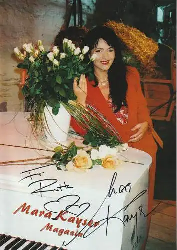 Fanclub Mara Kayser: MARA KAYSER MAGAZIN Ausgabe 5 August 2000 signiert. 