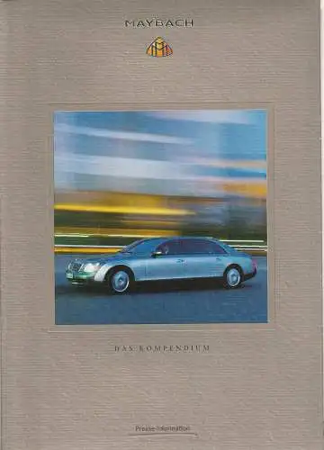 DaimlerChrysler Communications: Maybach - Das Kompendium. Presse-Information. 21. Oktober 2002. 