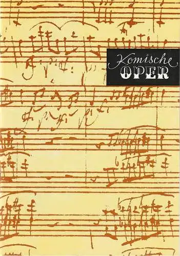 Komische Oper Berlin, Gerhard Müller, Frank Schneider, Dietrich Kaufmann: Programmheft 4. SINFONIEKONZERT DES ORCHESTERS DER  KOMISCHEN OPER 24. Januar 1991 Spielzeit 1990 / 91. 