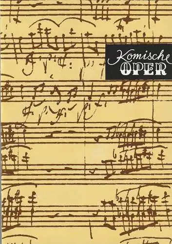 Komische Oper Berlin,  Albert Kost, Joachim Großkreutz,  Peter Huth: Programmheft JOHANN-STRAUß-KONZERT DES ORCHESTERS DER  KOMISCHEN OPER 30.Dezember 1995 / 1. Januar 1996 Spielzeit 1995 / 96. 