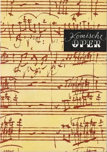 Komische Oper Berlin, Gerhard Müller, Frank Schneider, Dietrich Kaufmann: Programmheft 7. SINFONIEKONZERT ORCHESTER KOMISCHE OPER 3. Mai 1984. 