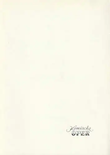 Komische Oper Berlin,  Gerhard Müller: Programmheft 1. KONZERT KOMPOSITIONEN VON DMITRI SCHOSTAKOWITSCH 26. September 1988 Spielzeit 1988 / 89. 