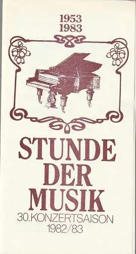 Konzert- und Gastspieldirektion Berlin: Programmheft STUNDE DER MUSIK KLAVIERABEND LASAR BERMAN Komische Oper  1983. 