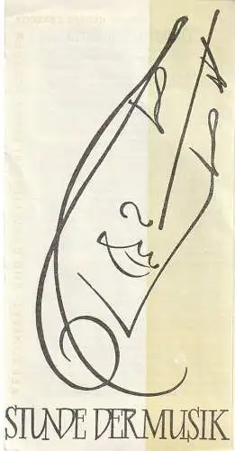 Konzert- und Gastspieldirektion Dresden: Programmheft STUNDE DER MUSIK VIOLONCELLOABEND Konzert Saison 1969 / 1970. 