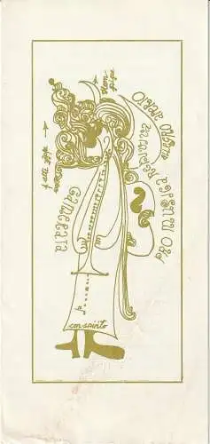 Staatliches Sinfonieorchester Schwerin, Walter König, Dieter Klett: Programmheft  51. MUSEUMSKONZERT 21. September 1975 Staatliches Museum Schwerin INTERNATIONALES BACH-JAHR 1975. 