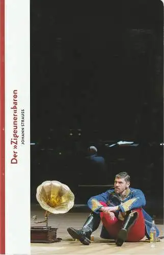 Komische Oper Berlin, Barrie Kosky, Ulrich Lenz, Monika Rittershaus: Programmheft Johann Strauss DER ZIGEUNERBARON Komische Oper Berlin 2021. 
