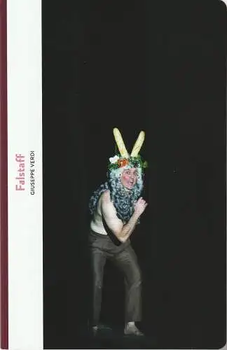 Komische Oper Berlin, Barrie Kosky, Olaf A. Schmitt, Maximilian Hagemeyer, Ellen Stahl, Iko Freese: Programmheft Giuseppe Verdi FALSTAFF Komische Oper Berlin 2022. 