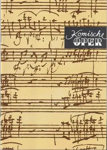 Komische Oper Berlin, Gerhard Müller: Programmheft 7. SINFONIEKONZERT 21. April 1994 Spielzeit 1993 / 94. 