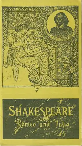 Freie Volksbühne Berlin, Kurt Hübner: Programmheft William Shakespeare ROMEO UND JULIA Premiere 23. Mai 1975 Spielzeit 1974 / 75. 