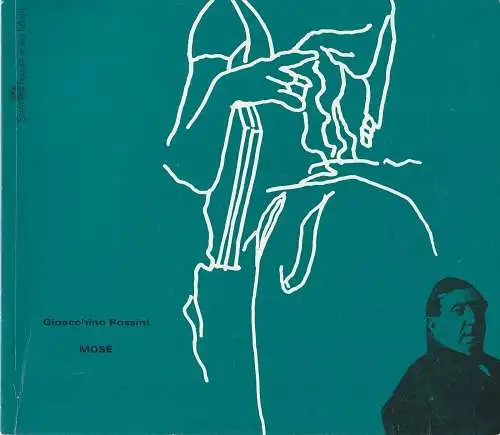 Städtische Bühnen Frankfurt am Main, Oper Frankfurt, Norbert Abels, Joachim Grafen: Programmheft Gioacchino Rossini MOSE Premiere 23. März 1989 Spielzeit 1988 / 89. 