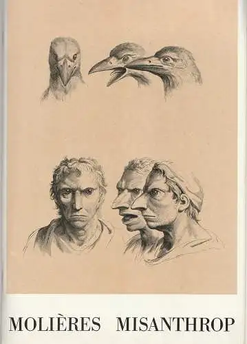 Schaubühne am Lehniner Platz: Programmheft MOLIERES MISANTHROP Schaubühne am Lehniner Platz 1987. 