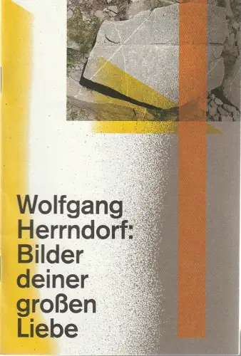 Schauspiel Stuttgart, Armin Petras, Anna Haas, Julia Weinreich: Programmheft Wolfgang Herrndorf BILDER DEINER GROßEN LIEBE Premiere 24. September 2016 Spielzeit 2016 / 17 Nr. 2. 
