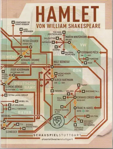 Schauspiel Stuttgart, Staatstheater Stuttgart, Hasko Weber, Beate Seidel, Frank Laske: Programmheft William Shakespeare HAMLET Schauspiel Stuttgart 2009. 